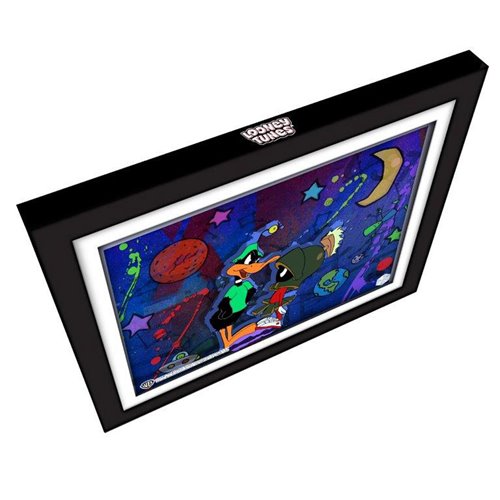 Looney Tunes Duck Dodgers in the 24 1/2th Century #1102 Animation Cel Artist Edition Framed Art Prin