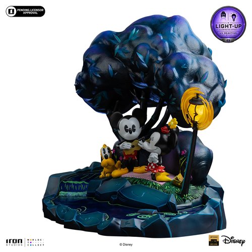 Disney Classics Mickey, Minnie and Pluto's Day at the Park Deluxe Art Scale 1:10 Limited Edition Sta