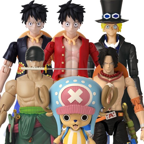One Piece Anime Heroes Action Figure Wave 1 Case of 6