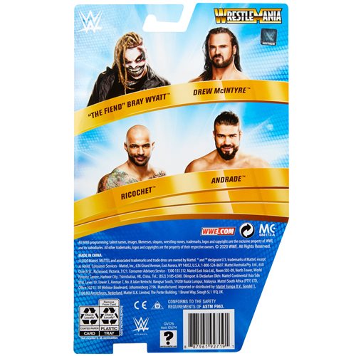 WWE WrestleMania Basic Action Figure Case