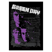 Green Day Painted Fabric Poster Wall Hanging
