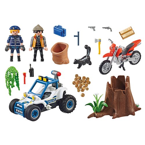 Playmobil 70570 Police Off-Road Car with Jewel Thief