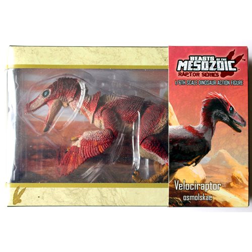 Beasts of Mesozoic Raptor Series 2 Osmolskae Red Version 2 Action Figure