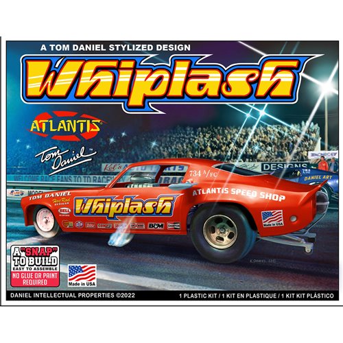 Tom Daniel Whiplash Funny Car Snap 1:32 Scale Plastic Model Kit