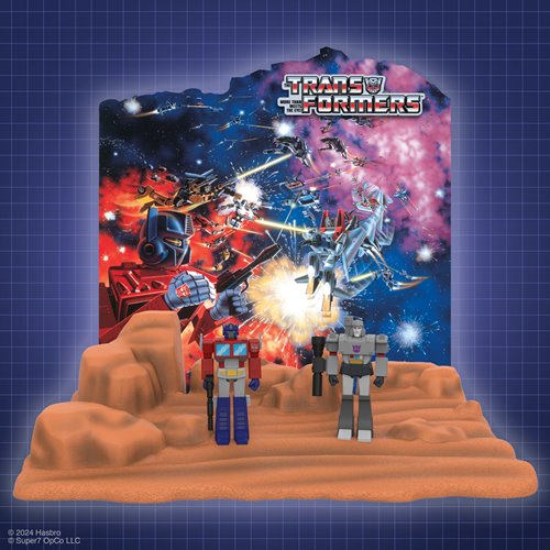 Transformers The Ark ReAction Figure Playset with Optimus Prime and Megatron ReAction Figures