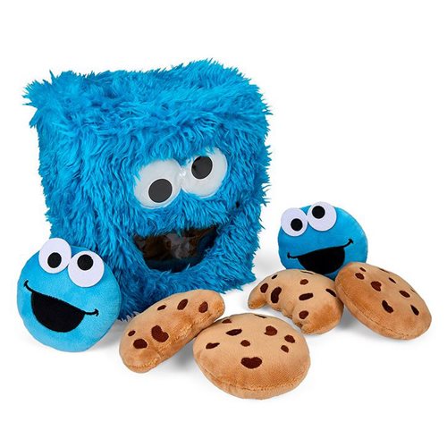 Sesame Street Cookie Monster 8-Inch Interactive Plush Snack Bag