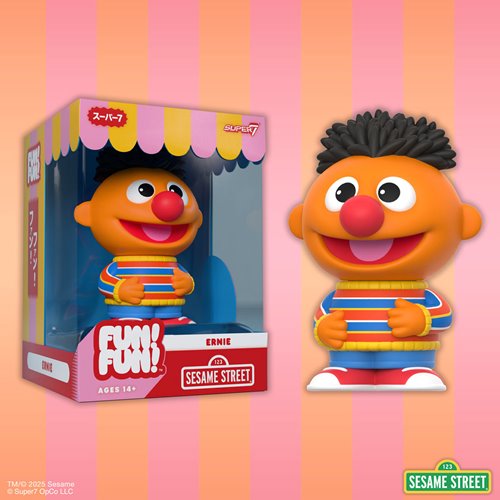 Sesame Street Ernie FUN! FUN! Vinyl Figure