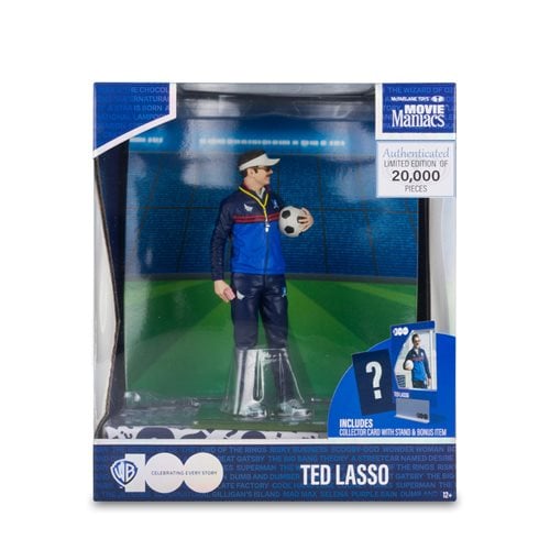 Movie Maniacs WB100 Ted Lasso 7-Inch Scale Posed Figure