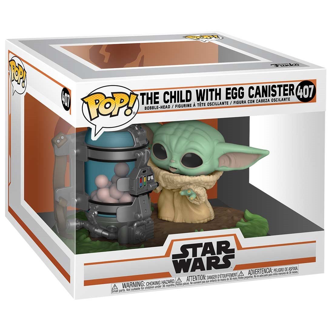 The Mandalorian Deluxe Star Wars The Child with Canister Funko Pop