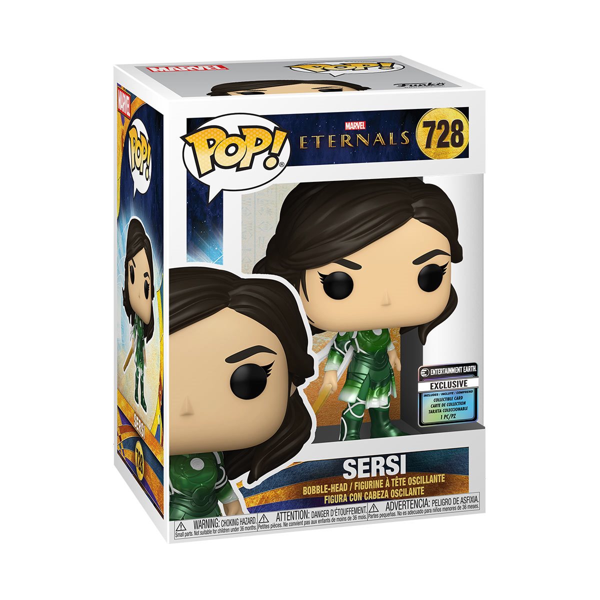 Eternals Sersi Funko Pop! Vinyl Figure with Collectible Card -  Entertainment Earth Exclusive