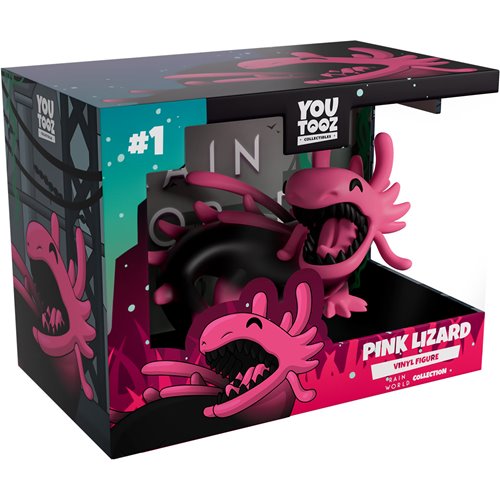 Rain World Collection Pink Lizard Vinyl Figure #1