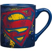 Superman Splatter-Paint 14 oz. Ceramic Mug