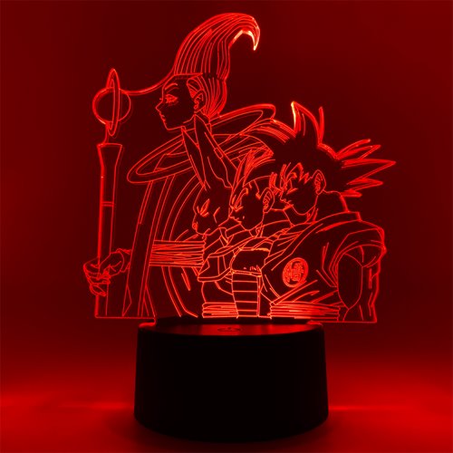 Dragon Ball Super Goku, Vegeta, Beerus, and Whis Otaku Lamp