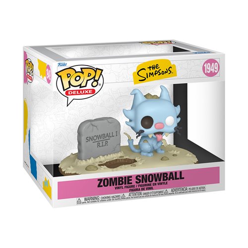 The Simpsons Zombie Snowball Deluxe Funko Pop! Vinyl Figure #1949