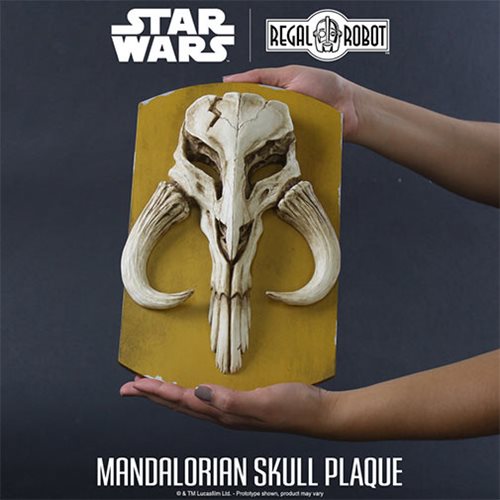Star Wars Mandalorian Skull 11-Inch Plaque