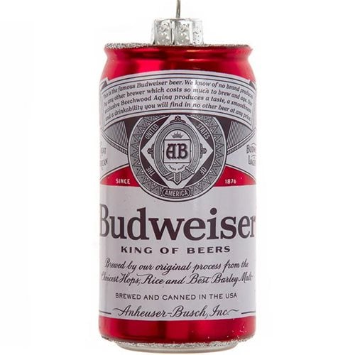 Budweiser 3 1/4-Inch Glass Ornament
