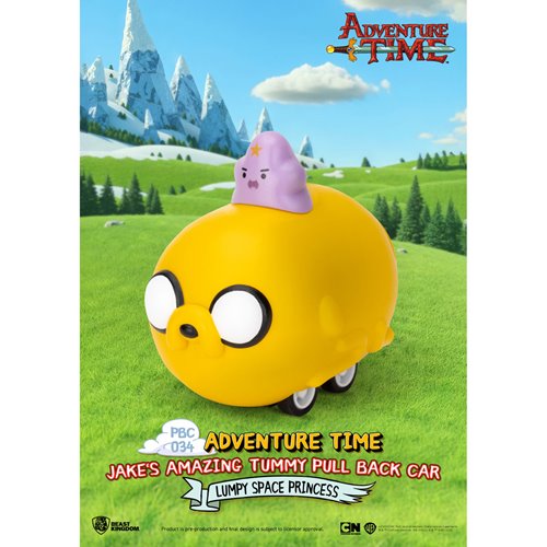 Adventure Time Jake's Amazing Tummy Pull Back Car Series PBC-034 Vehicle Blind Box Case of 6