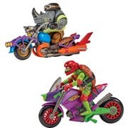 Tales of the TMNT Vehicle with Figure Case of 4