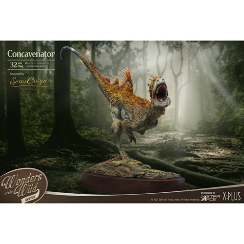 Wonder Wild Series Concavenator Dinosaur Polyresin Statue