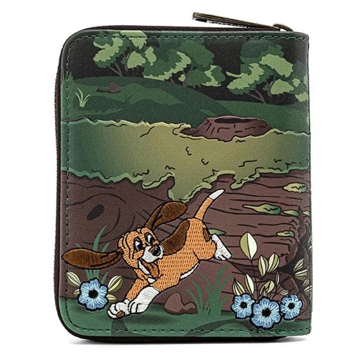 Fox and the Hound Todd and Copper Zip-Around Wallet