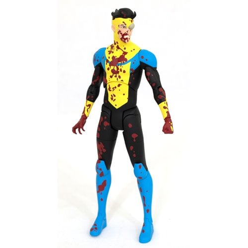 Invincible Bloody Omni-Man and Invincible Deluxe Action Figure 2-Pack - Entertainment Earth Exclusive