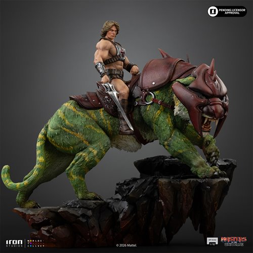 Masters of the Universe Movie He-Man and Battle Cat Deluxe 1:10 Art Scale Limited Edition Statue