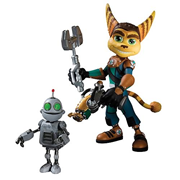Ratchet and Clank Ratchet with Transforming Clank Figure