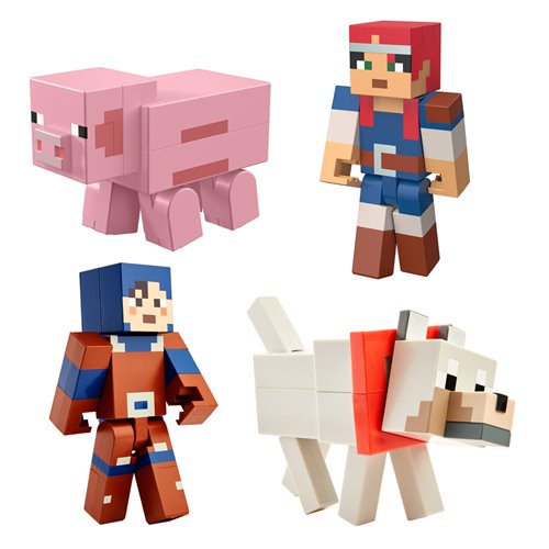 Minecraft Fusion Figures Action Figure Case of 4