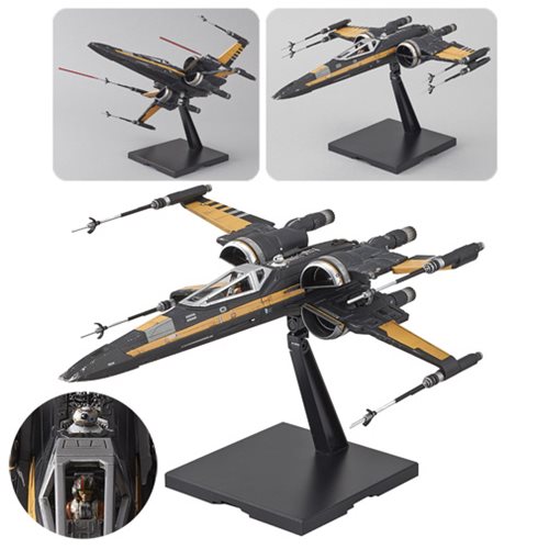 Star Wars: The Last Jedi Poe Dameron's Boosted X-Wing 1:72 Scale Model Kit