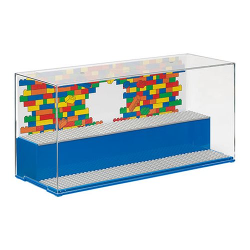 LEGO Blue Play and Display Case
