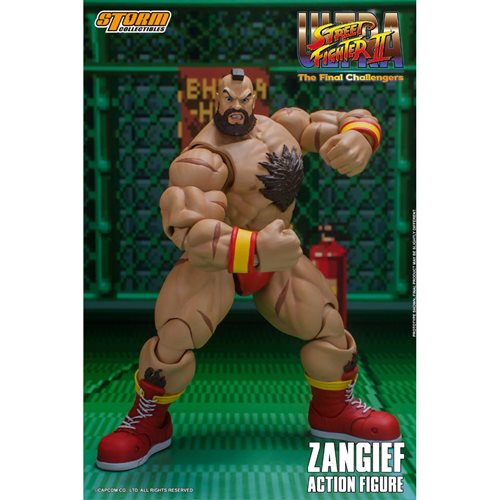 Ultimate Street Fighter II: The Final Challenger Zangief 1:12 Scale Action Figure