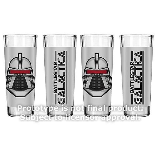 Battlestar Galactica 2 oz. Glass Set of 4