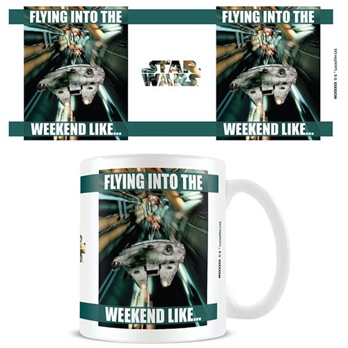 Star Wars Flying into the Weekend 11 oz. Mug