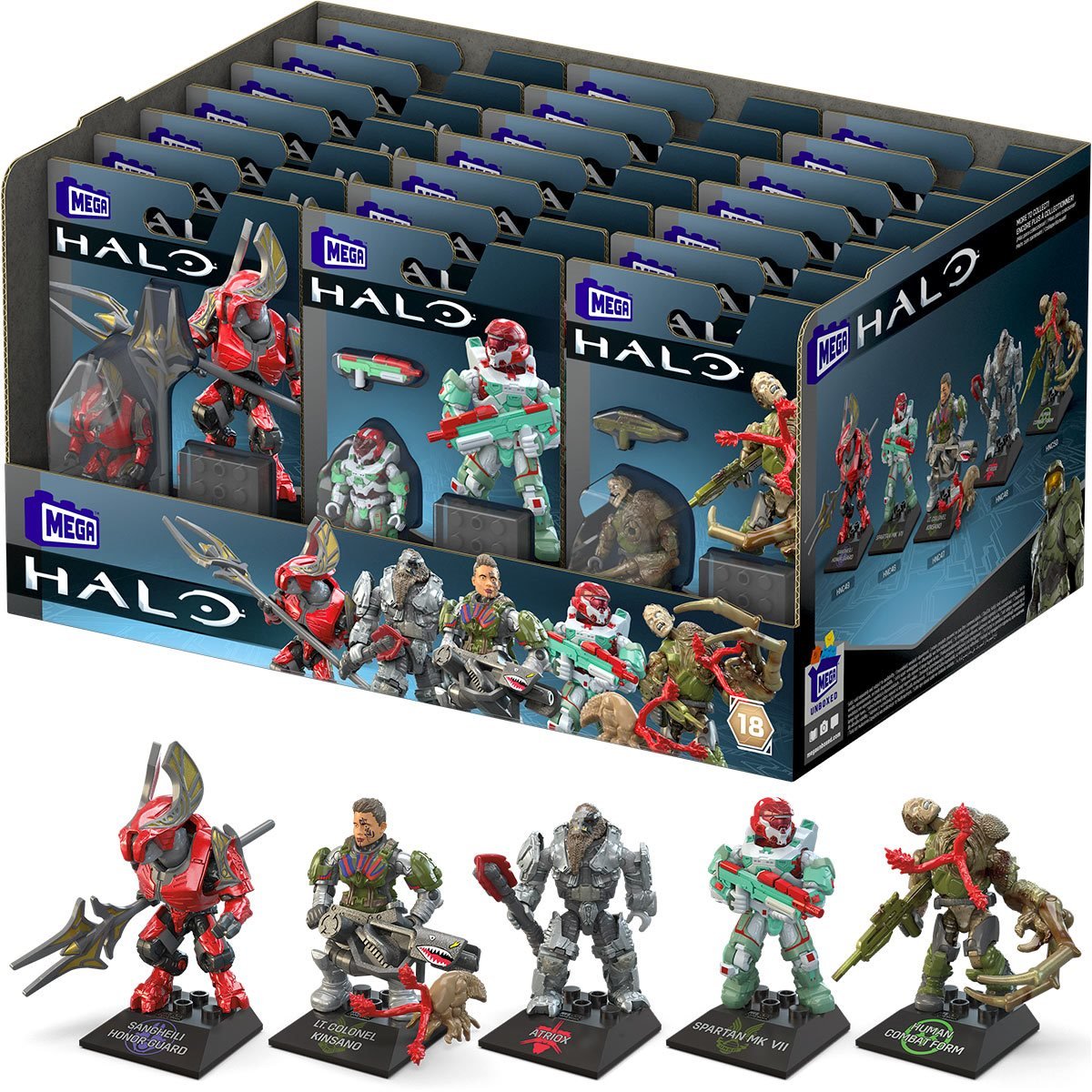 Mattel Mega Construx Halo Heroes Atriox Series 18