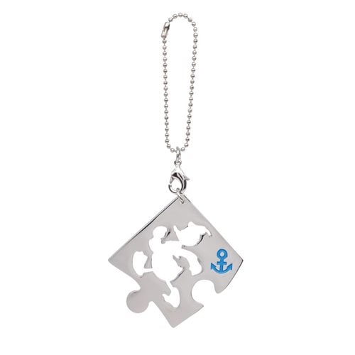Donald Duck Puzzle Pewter Key Chain