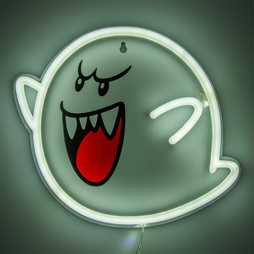 Super Mario Bros. Boo Wall Mountable LED Neon Light