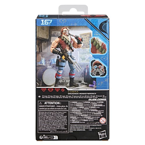 G.I. Joe Classified Series Dreadnok Monkeywrench 6-Inch Action Figure