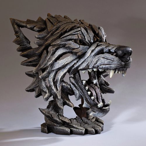 Edge Sculpture Wolf by Matt Buckley Bust