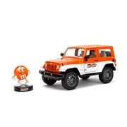 M&M's 07 Jeep Wrangler 1:24 Vehicle with Orange Fig