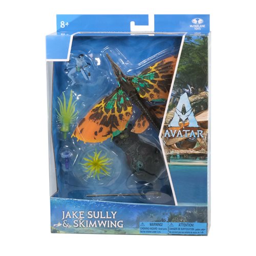 Avatar: Way of Water World of Pandora Deluxe Jake Sully and Skimwing Action Figure 2-Pack