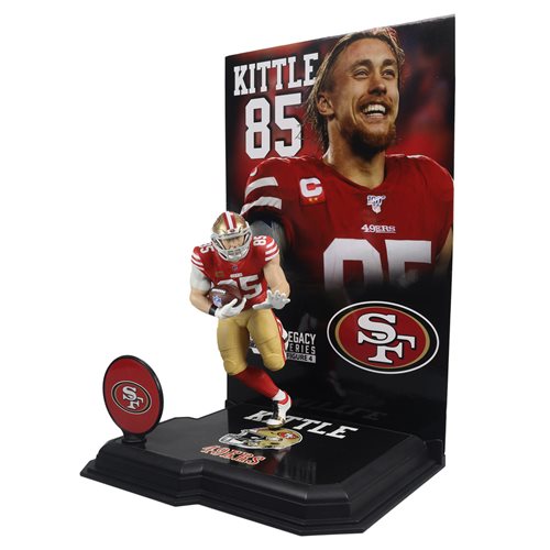 NFL SportsPicks San Francisco 49ers George Kittle 7-Inch Scale Posed Figure Case of 6