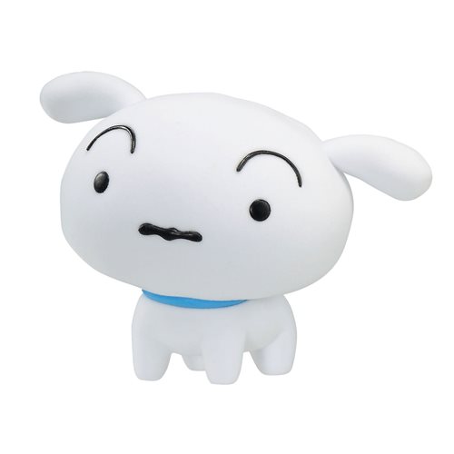 Crayon Shin-chan Shiro Version A Flocked Fluffy Puffy Mini-Figure