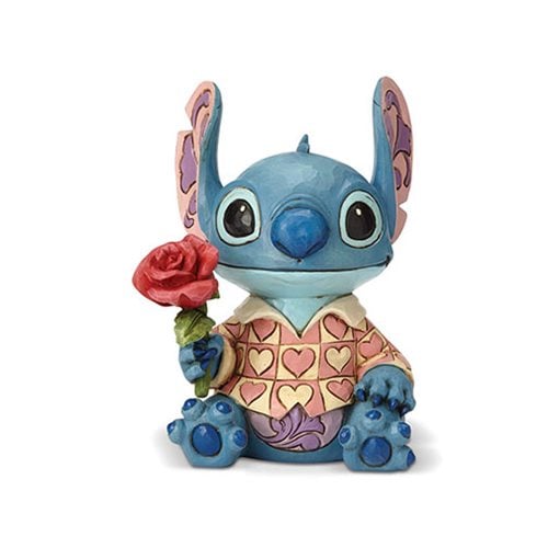 Disney Traditions Lilo & Stitch Stitch Valentine Clueless Casanova Statue by Jim Shore