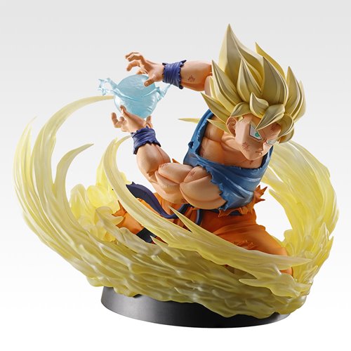 Dragon Ball Z Super Saiyan Son Goku Spectacle Battle Ichibansho Statue