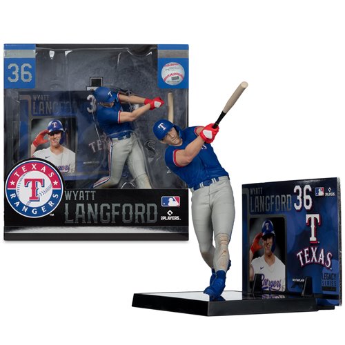 MLB SportsPicks Texas Rangers Wyatt Langford 7-Inch Posed Figure