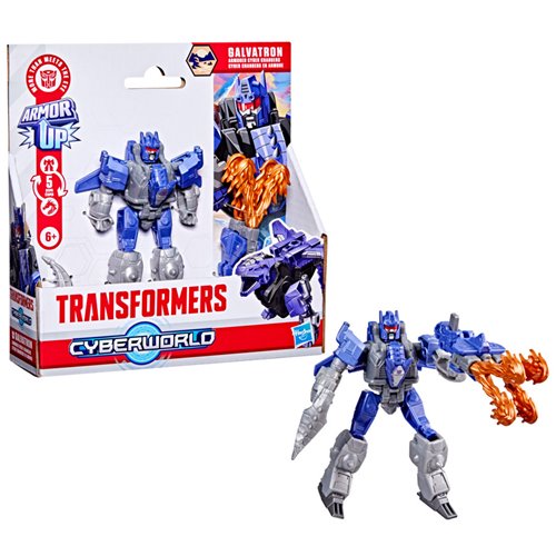 Transformers Cyberworld Galvatron Armored Cyber Changers 4-Inch Action Figure