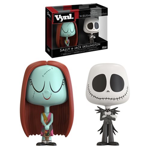 The Nightmare Before Christmas Jack and Sally Vynl. Figure 2-Pack