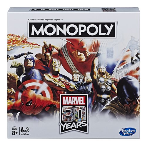 Marvel 80th Anniversary Edition Monopoly Game