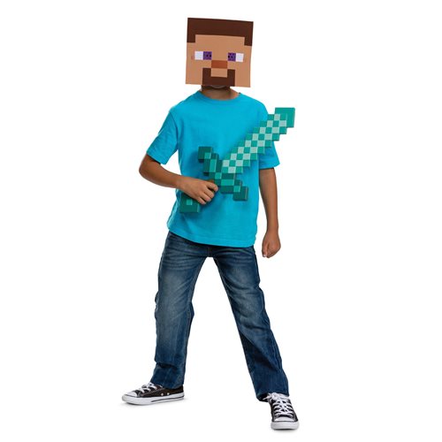 Minecraft Sword and Mask Child Roleplay Accessory Kit
