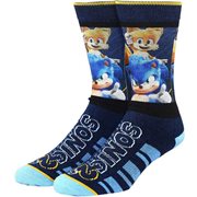 Sonic the Hedgehog 2 Tails Sonic Logo Sublimated Crew Socks